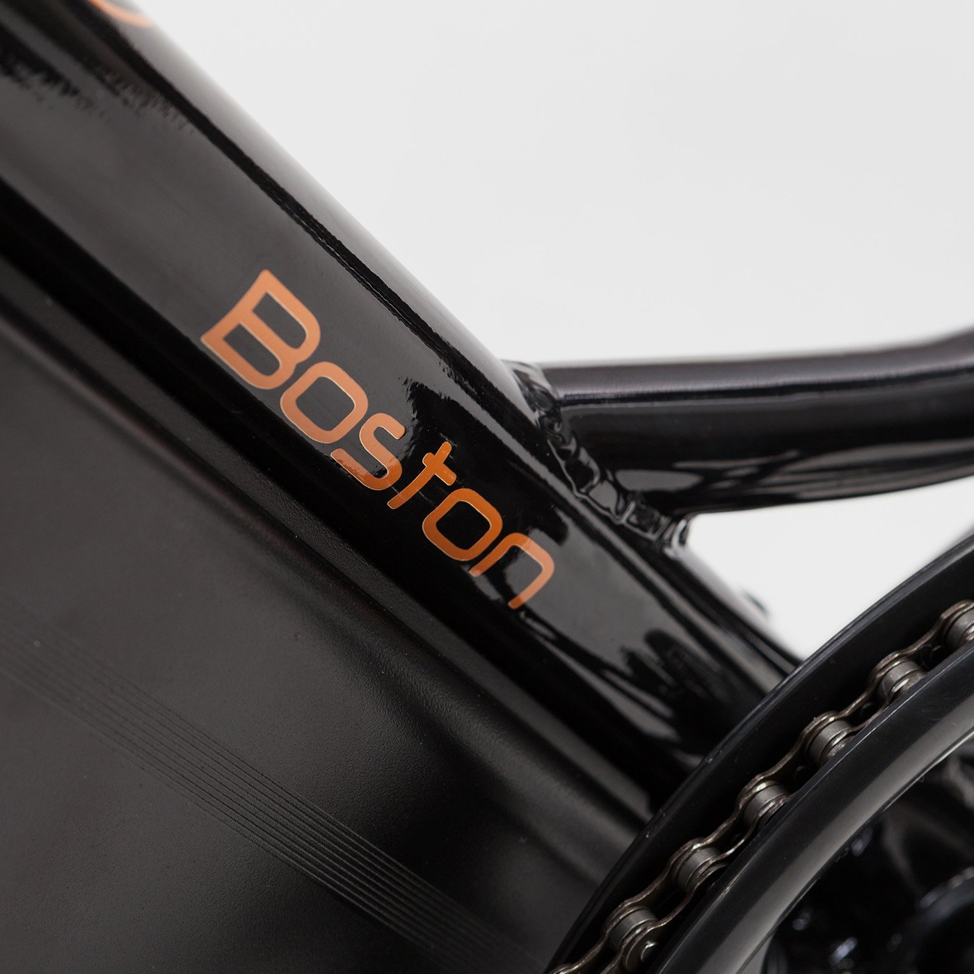 Bicicleta eléctrica plegable Boston black