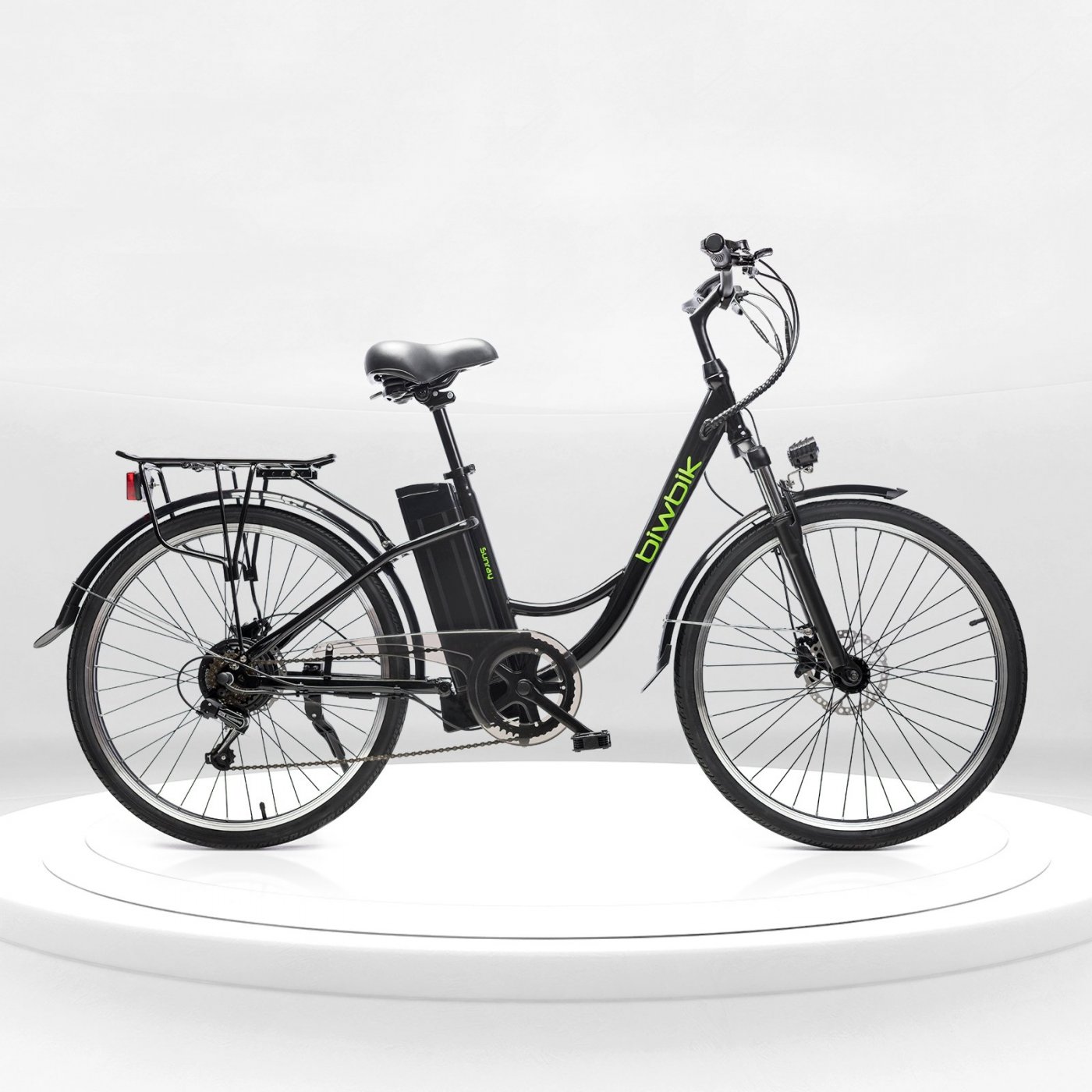 Bicicleta eléctrica de paseo Biwbik Sunray black