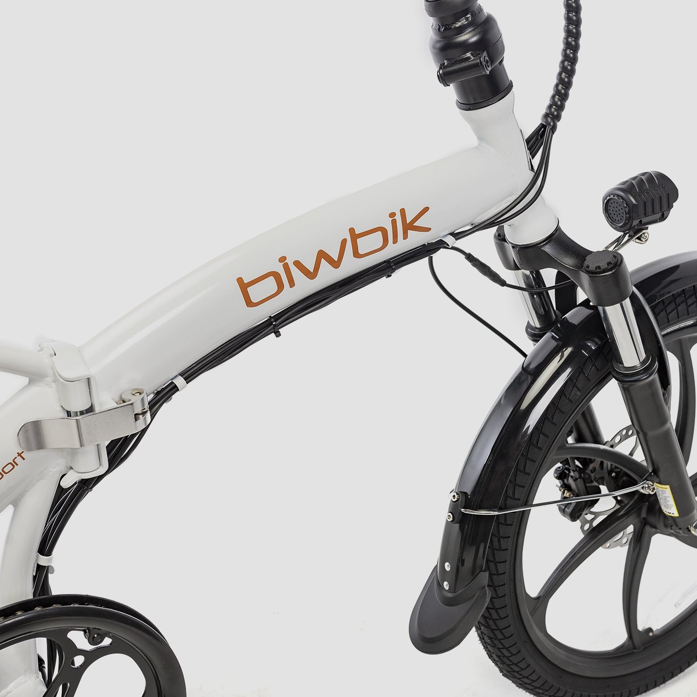 Bicicleta eléctrica plegable Biwbik Book Sport white